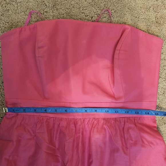 Vineyard Vines Strapless Pink Embroidered Fish Dress - Picture 10 of 12